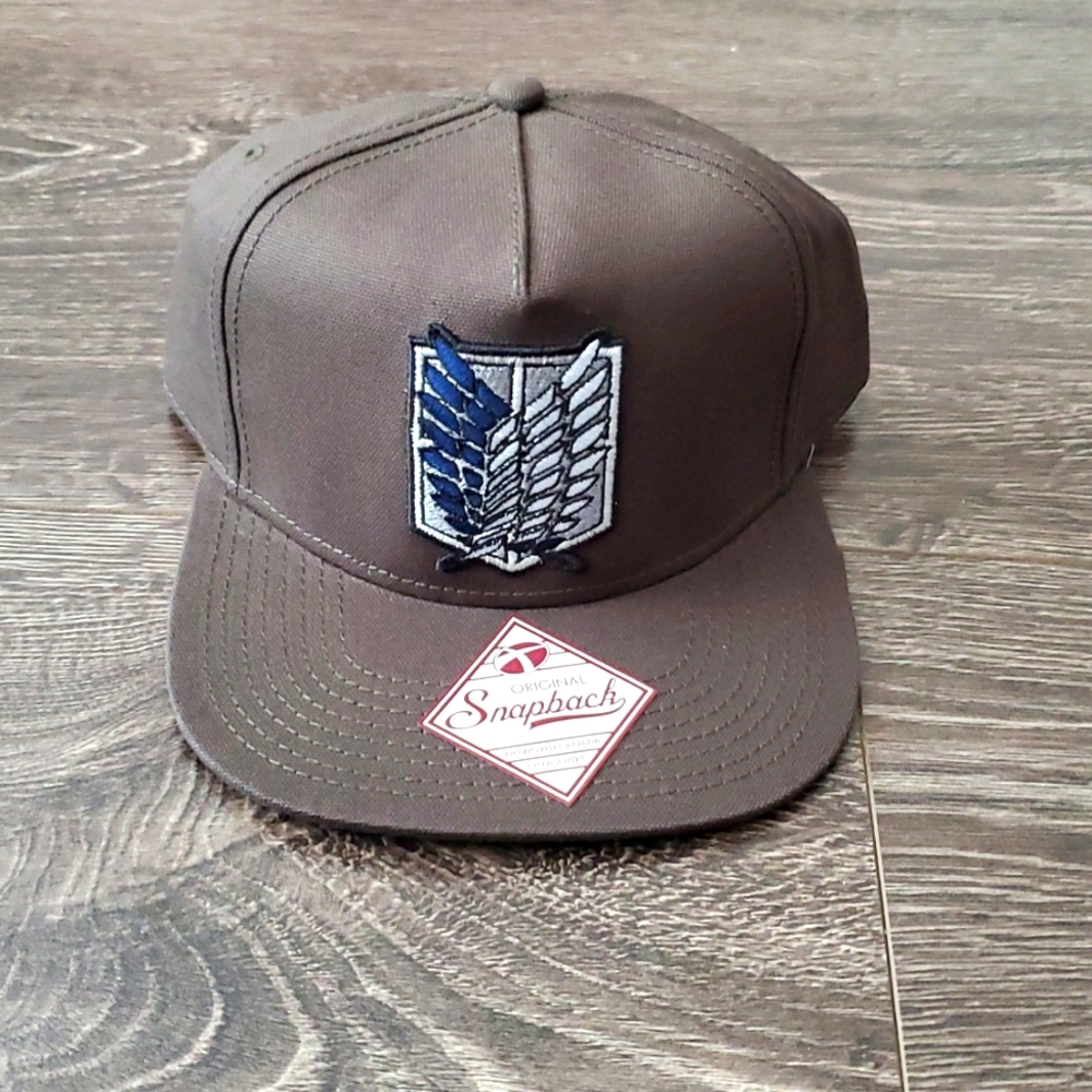 ATTACK ON TITAN SCOUT LOGO SNAPBACK HAT - Brand New with Tags